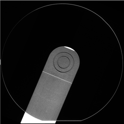 4 duim Enig Crystal Quartz Wafer 42Y sneed Dubbel Zijpools