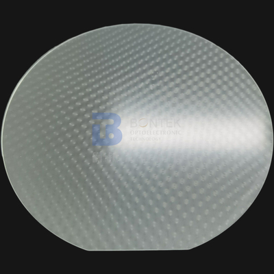 150mm 200mm Gesmolten Kiezelzuurwafeltje Borosilicate met de Grond van de Vlakke of Inkepingsrand