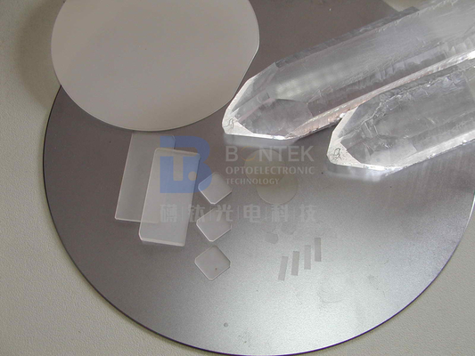 2“ de Zaadloze Enige die Crystal Quartz Wafer x-Besnoeiing van DSL voor Halfgeleider wordt gesneden