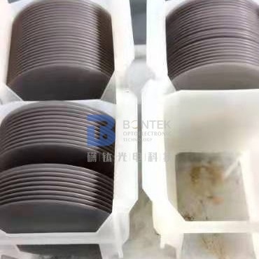 6“ 0.5mm Lithiumtantalate Wafeltje voor Niet-lineaire Optica, Passieve Infrarode Sensoren