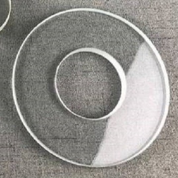 Y / X-besnoeiing Ring Shape Synthetic Quartz Crystal voor Druk het Ontdekken Diktescheerbeurt