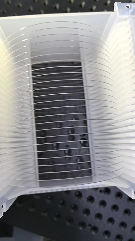 "2" "4" "6" "8" gesmolten silica-wafers voor de vervaardiging van hoogprecisie-halfgeleiders