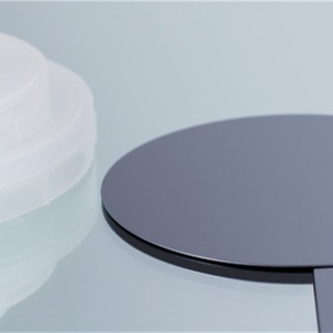 Lithiumtantalate Geel Zwart Wafeltje 3“ 4“ 6 die“ Fe2O3 voor Photorefractive-Gebruik wordt gesmeerd