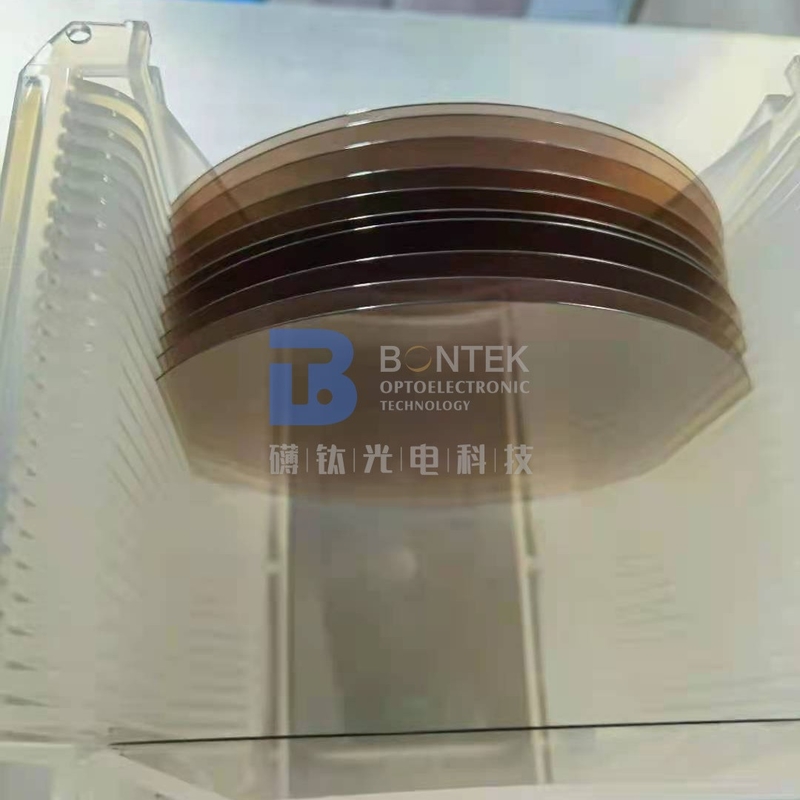 4“ Lithiumtantalate Wafeltje voor Piezoelectric Omvormer van de Hoge Frequentie de Breedbandfilter