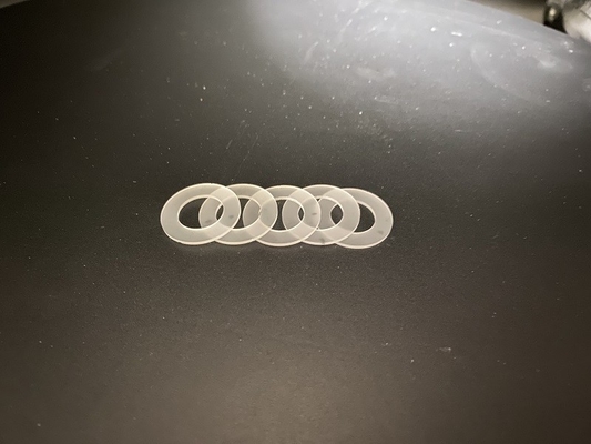 Lithiumniobaten piezo-elektrische ringwafer met een uiteenlopende buitendiameter