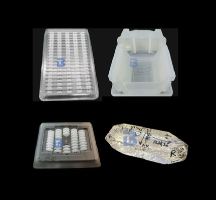 Y sneed Enige die Crystal Quartz Wafer Ring Double-Kant voor het Ontdekken van Technologie wordt omwikkeld
